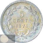 Nederland. Willem III. 5 Cents 1876 TOP KWALITEIT (Zonder, Postzegels en Munten