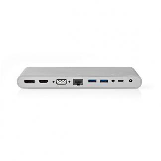 USB C docking station | Nedis, Computers en Software, Pc- en Netwerkkabels, Nieuw, Verzenden