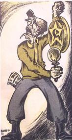 Het gebruik van communisme door de NSB op spotprent, Verzenden