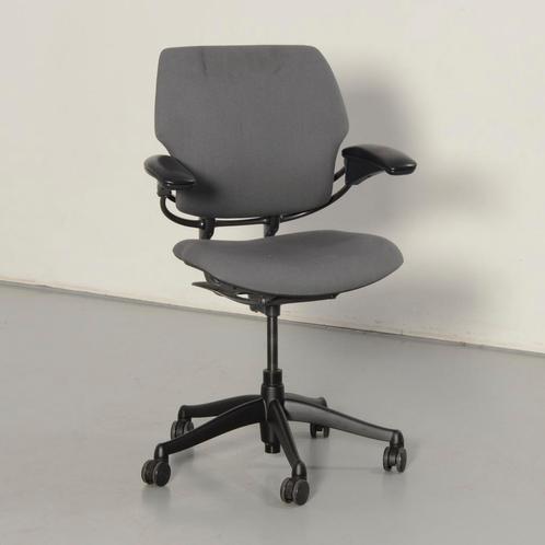 VOORRAAD UITVERKOOP Humanscale Freedom stoel, antraciet, 1D, Huis en Inrichting, Bureaustoelen, Ophalen of Verzenden