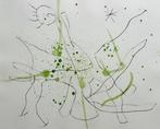 Joan Miro (1893-1983) - Flux de laimant - Pointe-sèche, Antiek en Kunst