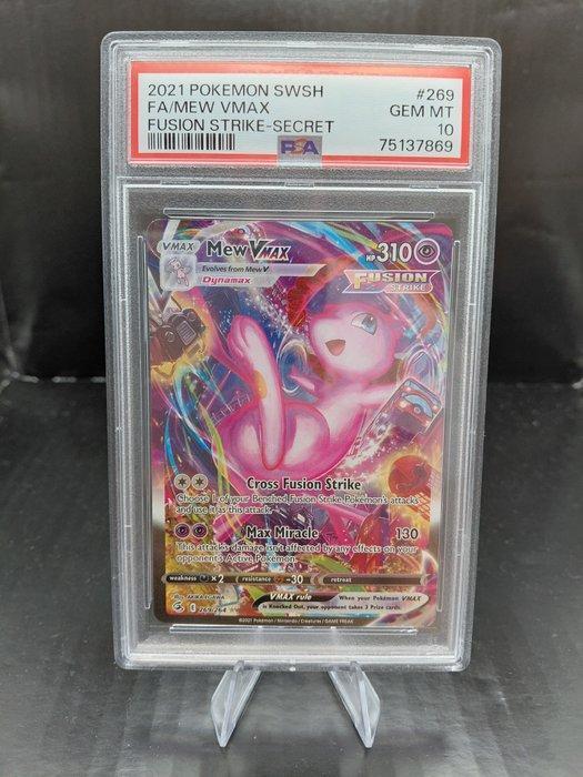 Pokémon - 1 Graded card - Mew 269 Full art, Foil, Secret, Hobby en Vrije tijd, Verzamelkaartspellen | Pokémon