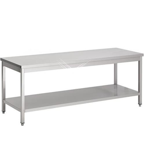 Rvs woktafel met bodemschap 2700x700x600 mm, Zakelijke goederen, Horeca | Meubilair en Inrichting, Nieuw in verpakking, Verzenden