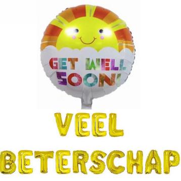 Folie ballonnen set Get Well Soon beschikbaar voor biedingen