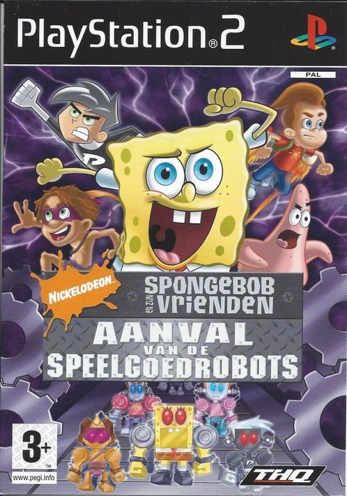Spongebob En Zijn Vrienden: Aanval Van De Speelgoedrobots, Spelcomputers en Games, Games | Sony PlayStation 2, 1 speler, Vanaf 16 jaar