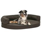 vidaXL Hondenbed ergonomisch linnen-look 75x53 cm, Dieren en Toebehoren, Verzenden, Nieuw