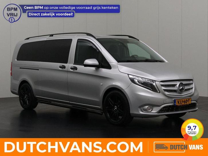 Mercedes-Benz Vito Dubbele-cabine 116CDi | zilver, Auto's, Bestelauto's, Lease, Automaat, BTW verrekenbaar, Diesel, Zilver of Grijs