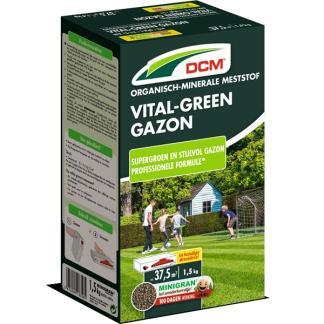 Gazonmest Vital-Green | DCM | 37.5 m² (1.5 kg, MINIGRAN®), Tuin en Terras, Gras en Kunstgras, Nieuw, Verzenden