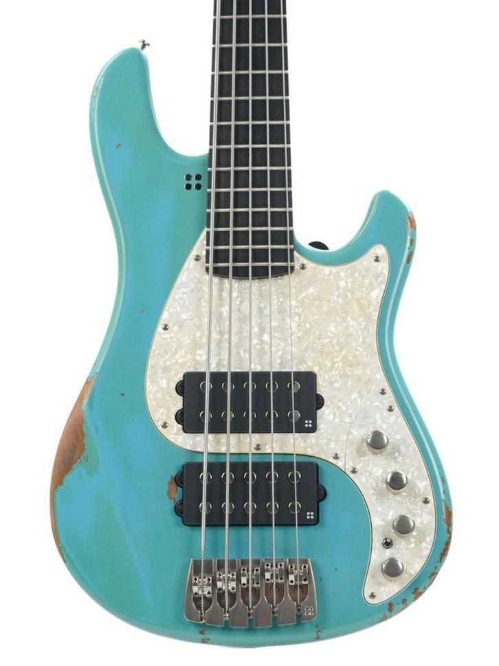 Sandberg California VM2 Roquefort Blue Hardcore Aged, Muziek en Instrumenten, Snaarinstrumenten | Gitaren | Bas, Nieuw, Ophalen of Verzenden