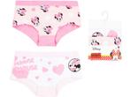 2 Pack Meisjes hipsters - Minnie Mouse - Roze-Wit, Verzenden, Nieuw