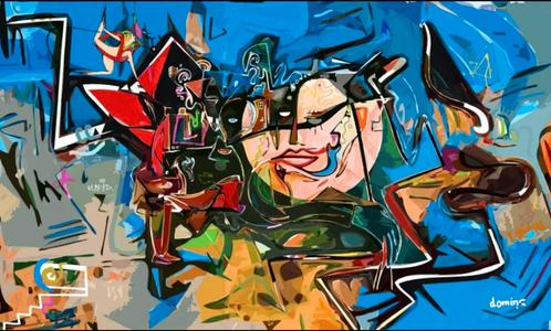 A new discovery from my subconciousness, Antiek en Kunst, Kunst | Schilderijen | Modern, Ophalen of Verzenden
