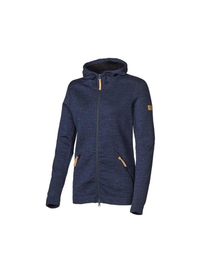 Ivanhoe dames wollen full-zip vest Vanja hood - Light Nav..., Kleding | Dames, Truien en Vesten, Blauw, Nieuw, Verzenden