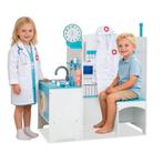 LIVSK Kinderarts-Speelset - Houten Medisch Centrum - Wastafe, Verzenden, Nieuw