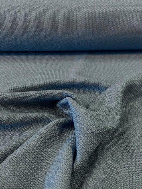 Bijzonder geweven lichtblauw stof gemaakt in Italië -, Antiek en Kunst, Antiek | Kleden en Textiel