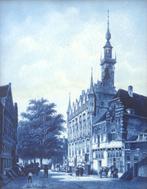 Aardewerken tegel naar Cornelis Springer, Delft, 1914, Gebruikt