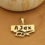 Gouden hanger van Ajax (voetbal, ketting hanger), Ophalen of Verzenden, Gebruikt, Goud, Overige merken