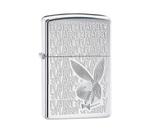 Zippo Playboy high polish (chrome) - Zippo Regular, Verzenden, Nieuw, Aansteker