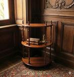 Plank - Mahonie - Halfronde plank, Antiek en Kunst