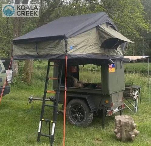 KOALA CREEK® TEIDE 140L-V2 RANGER groene daktent, Caravans en Kamperen, Tenten, Ophalen of Verzenden