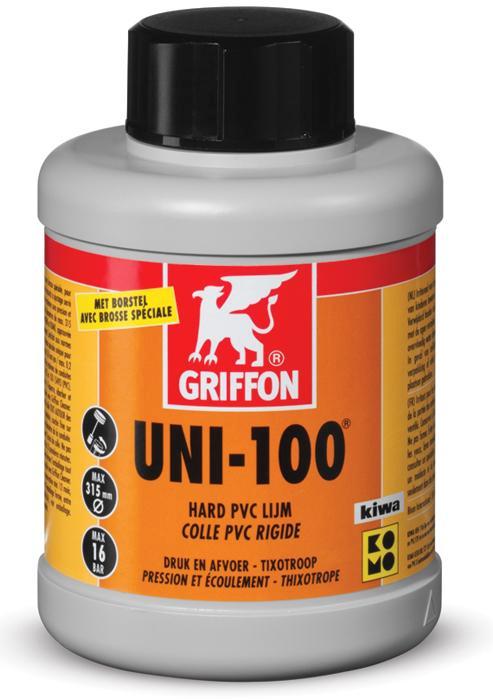 Hard Lijm PVC Uni-100 XL 1000ml (geurarm) - Griffon, Tuin en Terras, Vijvers, Verzenden