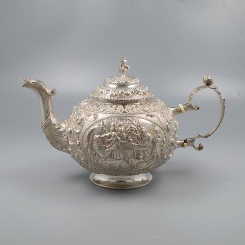 Zaanlandse Zilversmederij - Theepot - .833 zilver, Antiek en Kunst, Antiek | Goud en Zilver