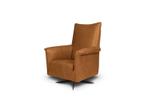 Fauteuil Viola - fauteuils - Cognac, Nieuw, Leer, Bruin