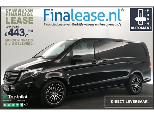 Mercedes-Benz Vito 119 CDI Lang 191PK AUT Cam PDC LED €443pm, Auto's, Bestelauto's, Lease, Automaat, Diesel, Zwart, Mercedes-Benz