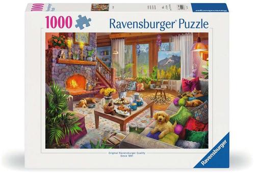 Gezellige Hut Puzzel (1000 stukjes) | Ravensburger - Puzzels, Hobby en Vrije tijd, Denksport en Puzzels, Nieuw, Verzenden