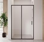 Douchewand Calgary 120 x 190 cm Zwart Transparant Glas 8 mm, Doe-het-zelf en Verbouw, Sanitair, Verzenden, Nieuw, Douche