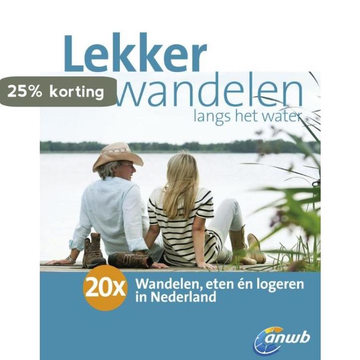 Lekker wandelen langs het water 9789018032760, Boeken, Reisgidsen, Zo goed als nieuw, Verzenden