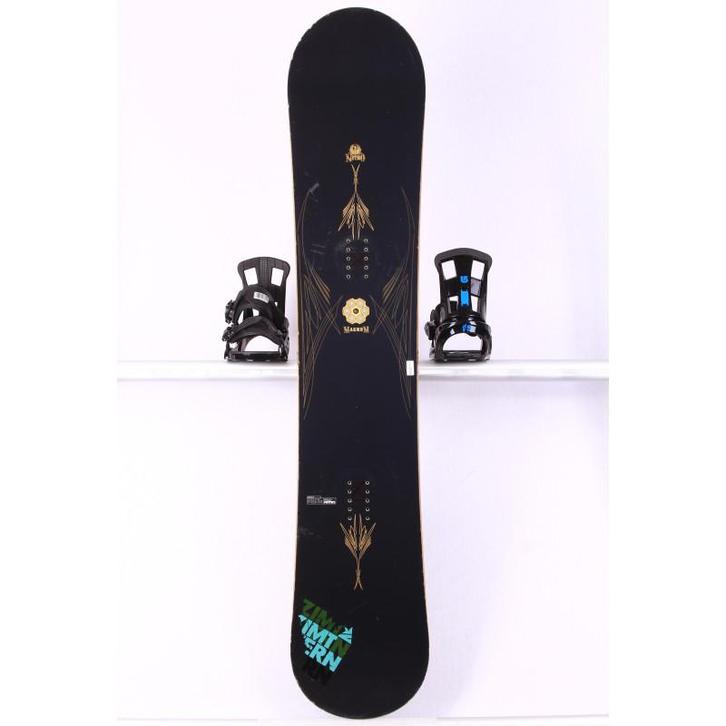 161 snowboard NITRO MAGNUM WIDE, Black/gold, CAMBER, Sport en Fitness, Snowboarden, Board, Gebruikt, Verzenden