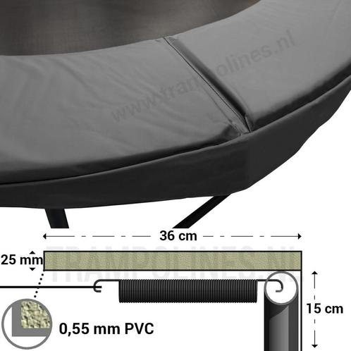 Trampoline rand Magic Circle Pro 330 cm Grey, Kinderen en Baby's, Speelgoed | Buiten | Trampolines, Nieuw, Ophalen of Verzenden