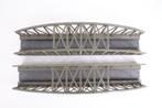 Märklin H0 - 74636 - Bruggen (2) - C-rails boogbruggen, Hobby en Vrije tijd, Modeltreinen | H0, Nieuw