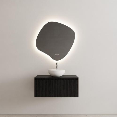 Onderkast Gliss Design Timotheus 90 CM Incl. Topplaat Black, Doe-het-zelf en Verbouw, Sanitair, Bad, Nieuw, Ophalen of Verzenden