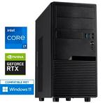 Intel Core i7 12700F met GeForce RTX 3050 - 32GB RAM - 1000G, Nieuw