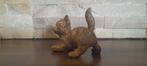 Pierre Chenet (XX-XXI) - sculptuur, Le Chat joueur - 7.8 cm, Antiek en Kunst