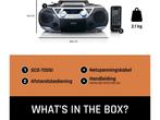 Lenco SCD-720SI - Draagbare radio met DAB radio, Bluetooth®,, Verzenden, Zo goed als nieuw