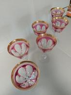 Moser - Wijnglas (6) - Lady Hamilton - 24 kt goud, Antiek en Kunst