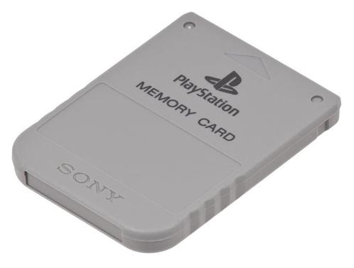 Sony PS1 1MB Memory Card Grijs (PS1 Accessoires), Spelcomputers en Games, Spelcomputers | Sony PlayStation 1, Zo goed als nieuw