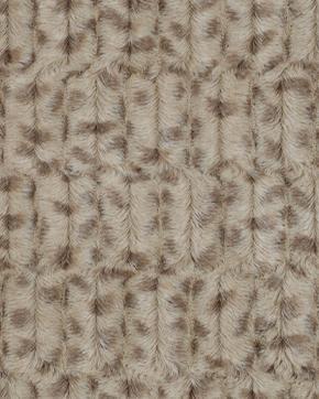 Imitatie Bont Strepen Hyena Beige, Hobby en Vrije tijd, Stoffen en Lappen, Beige, Nieuw