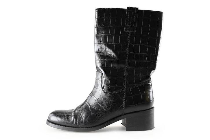 Manfield Laarzen in maat 39 Zwart | 15% korting, Kleding | Dames, Schoenen, Zwart, Zo goed als nieuw, Hoge laarzen, Verzenden