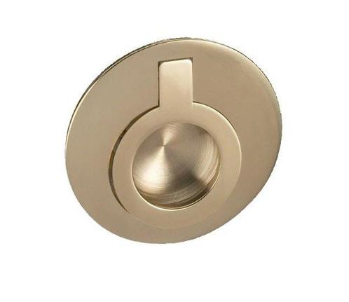 Luikring Marine Rond 52Ø Messing Gepolijst, Doe-het-zelf en Verbouw, Hang- en Sluitwerk, Nieuw, Ophalen of Verzenden