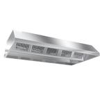 GGM Gastro | Plafond afzuigkap - 1600mm - met filter & |, Onderbouw afzuigkap, Verzenden, Inbouw, Motor