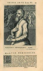 Portrait of Maarten van Heemskerck, Antiek en Kunst, Kunst | Etsen en Gravures