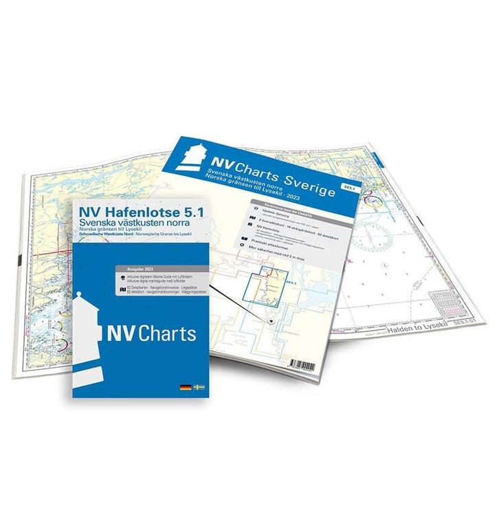 NV Charts Zweden SE 5.1 - Zweedse Westkust Norra, Watersport en Boten, Accessoires en Onderhoud, Nieuw, Ophalen of Verzenden