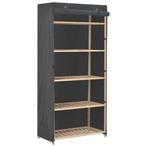Kledingkast 79x40x170 Grijs | Retourdeal 68% Korting, Huis en Inrichting, Met plank(en), Nieuw, Modern, 150 tot 200 cm