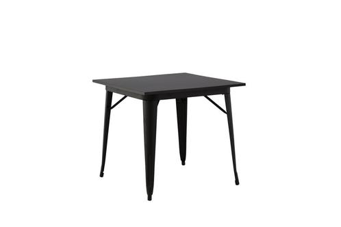 Eettafel - Lara - 80x80 cm - Zwart - Jörn, Huis en Inrichting, Tafels | Eettafels, Nieuw, Verzenden