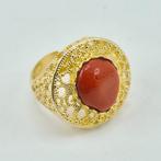 Bloedkoraal - Zilver, Verguld - Ring - CORALLO MEDITERRANEO