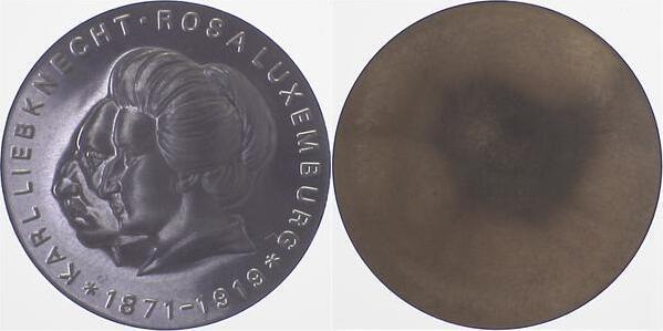 1971 Duitsland Probe 20 Mark Liebknecht Luxemburg Ddr Alu..., Postzegels en Munten, Munten | Europa | Niet-Euromunten, Verzenden