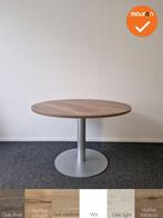 Vergadertafel - rond - 120 cm - Bladkleur naar keuze, Vergader- of Presentatieruimte, Ophalen of Verzenden, Gebruikt, Tafel